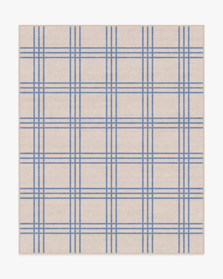 Pierre — Halı, Arduvaz Mavi ve Nötr, AREA, beyaz zemin, 8x10