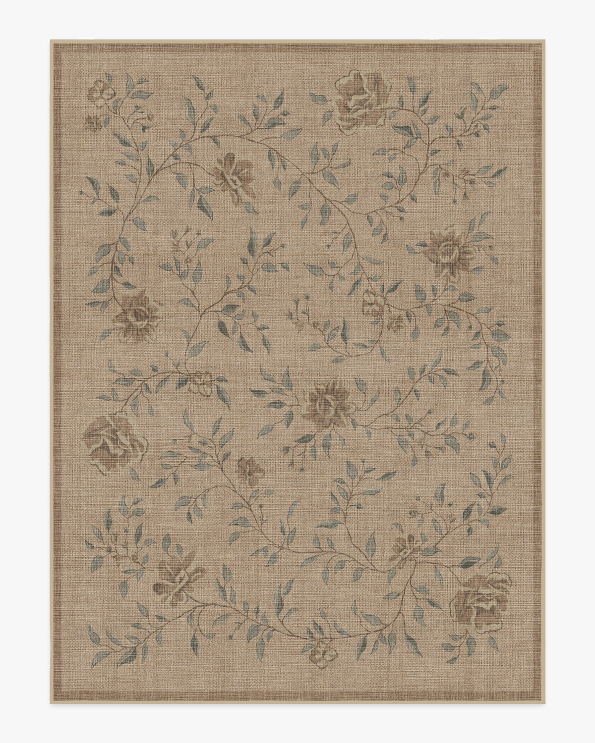 Blume — Halı, Doğal Adaçayı, AREA, beyaz zemin, 9x12
