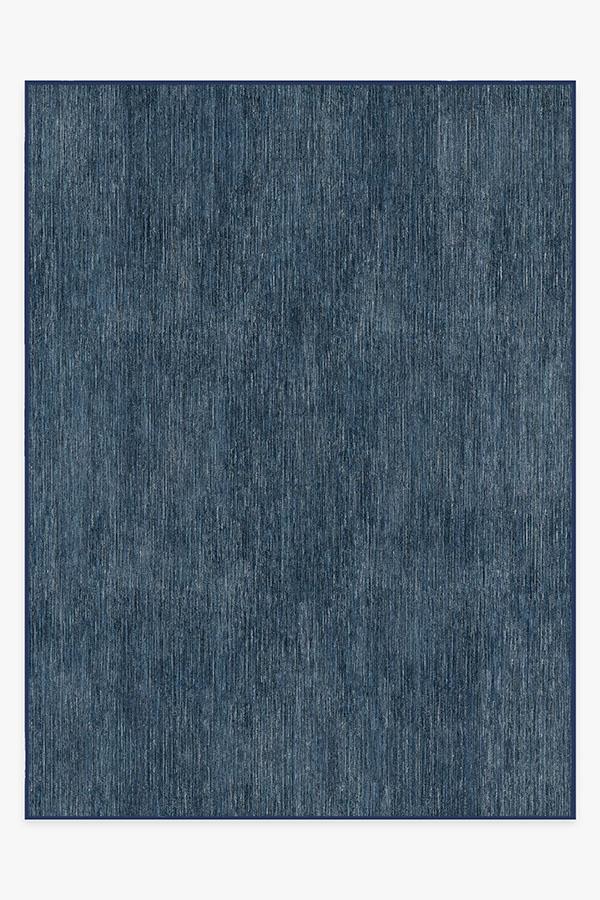 Chunky Solid — Halı, Mavi, AREA, beyaz zemin, 9x12