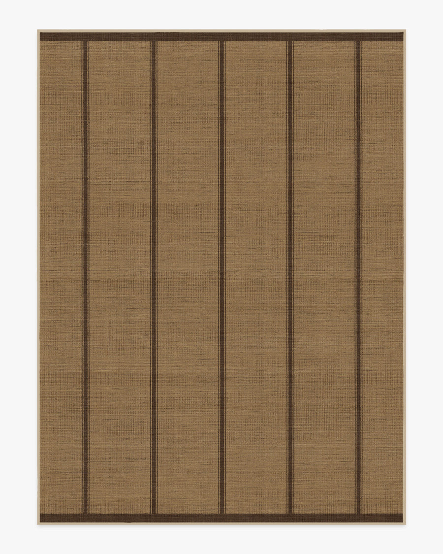 Harvest Stripe — Halı, Kahverengi, AREA, beyaz zemin, 9x12