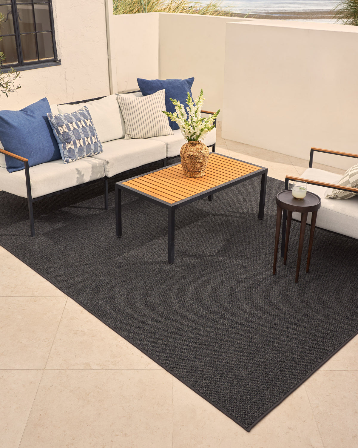 Haven Black Performance Weave — Halı, Siyah, AREA, yaşam alanı, 8x10