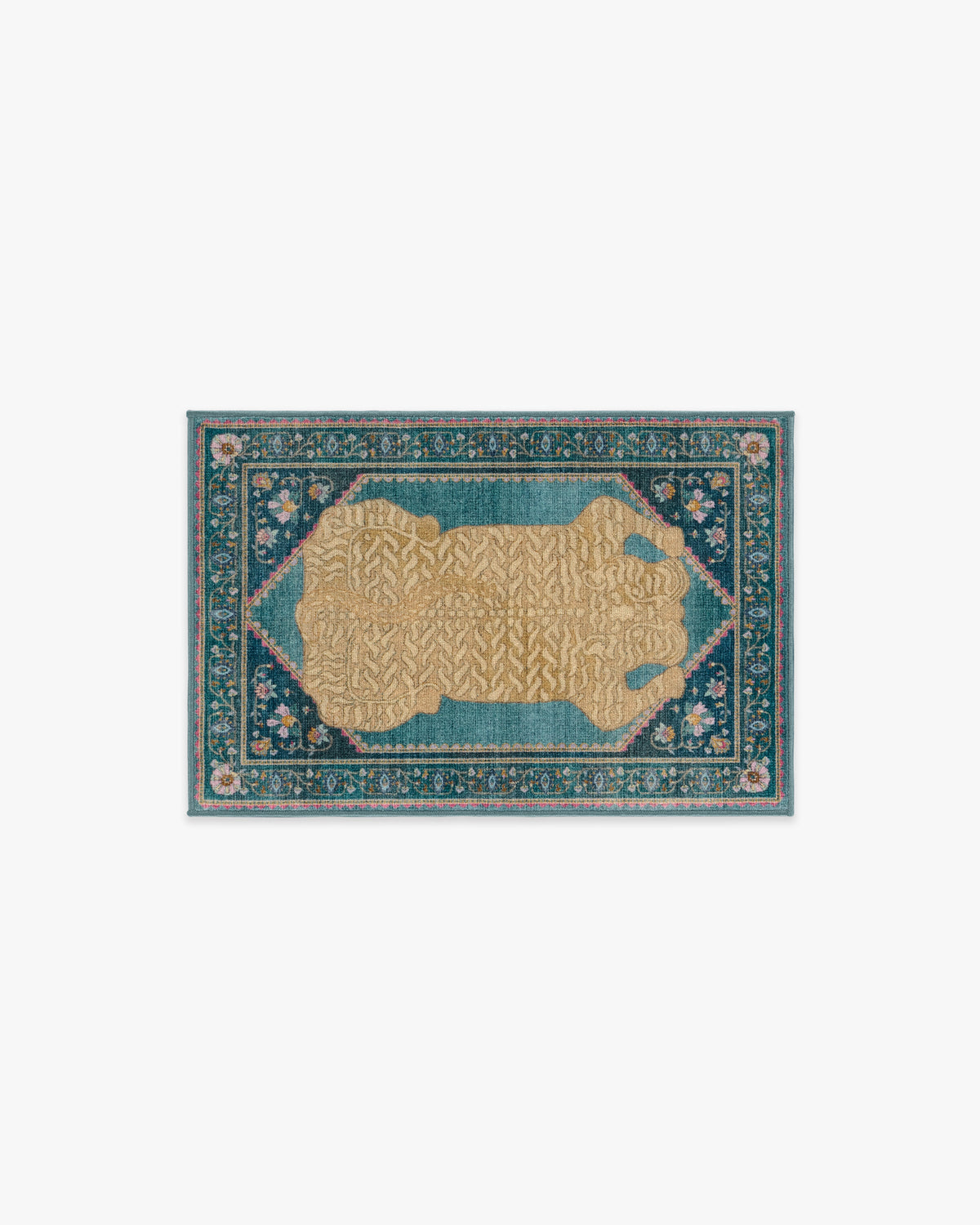 Tigris — Halı, Mavi, AREA, beyaz zemin, 2x3