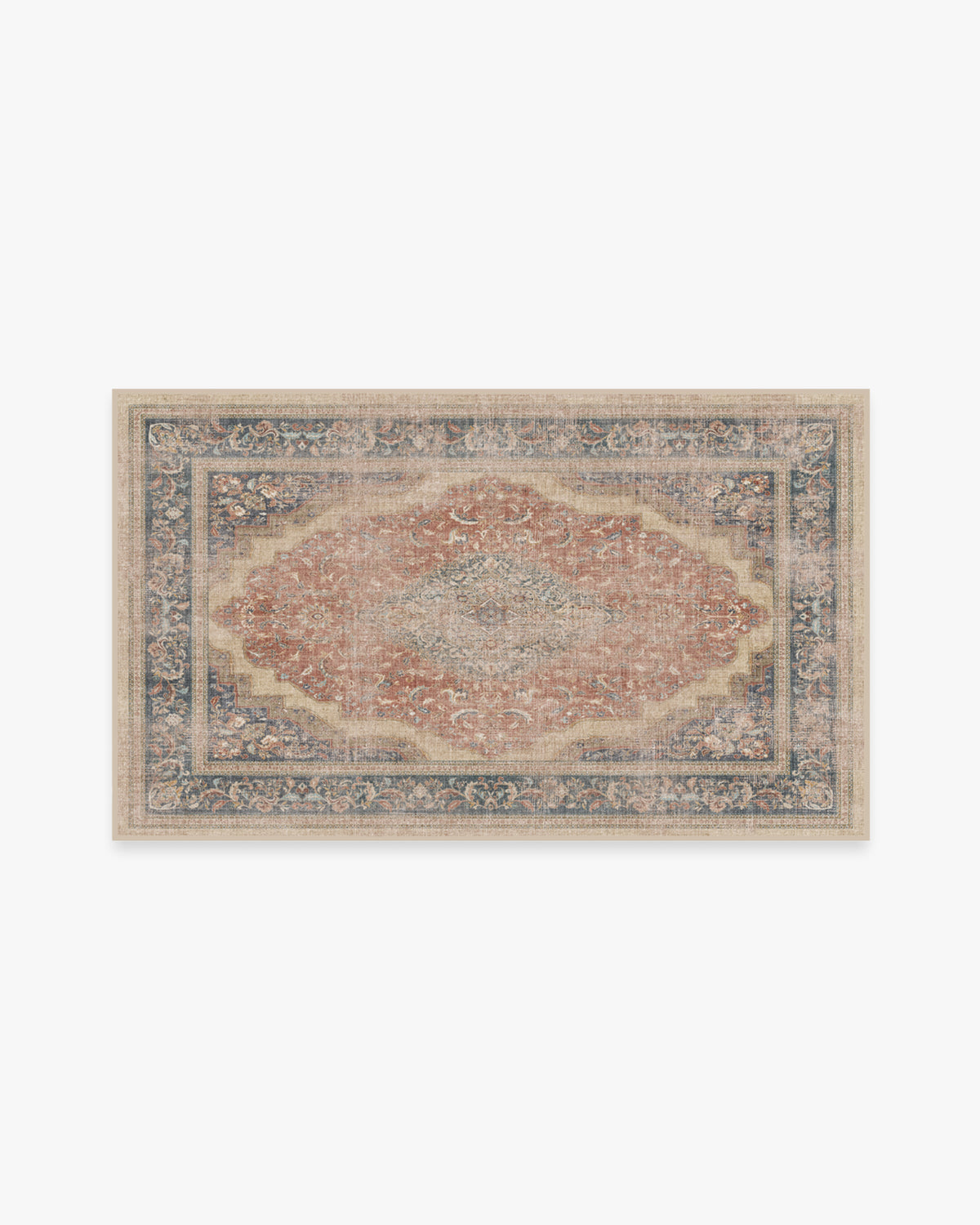 Adeline — Halı, Antique Kırmızı, AREA, beyaz zemin, 3x5