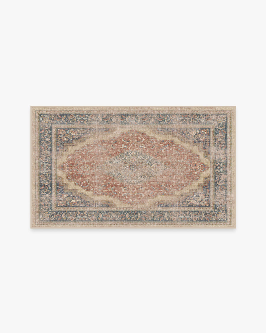 Adeline — Halı, Antique Kırmızı, AREA, beyaz zemin, 3x5