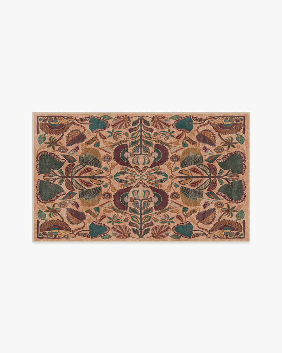 Justina Blakeney Georgia — Halı, Kaleidoscope, AREA, beyaz zemin, 3x5