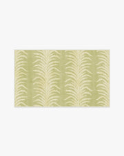 Tree Fern Matcha — Halı, Yeşil, AREA, beyaz zemin, 3x5