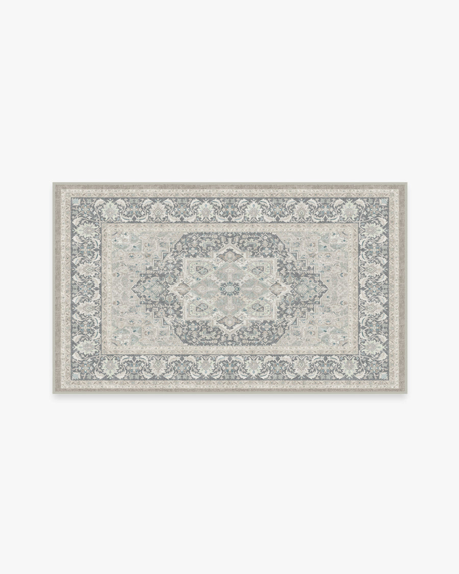 Hendesi Heriz — Halı, Abalone, AREA, beyaz zemin, 3x5