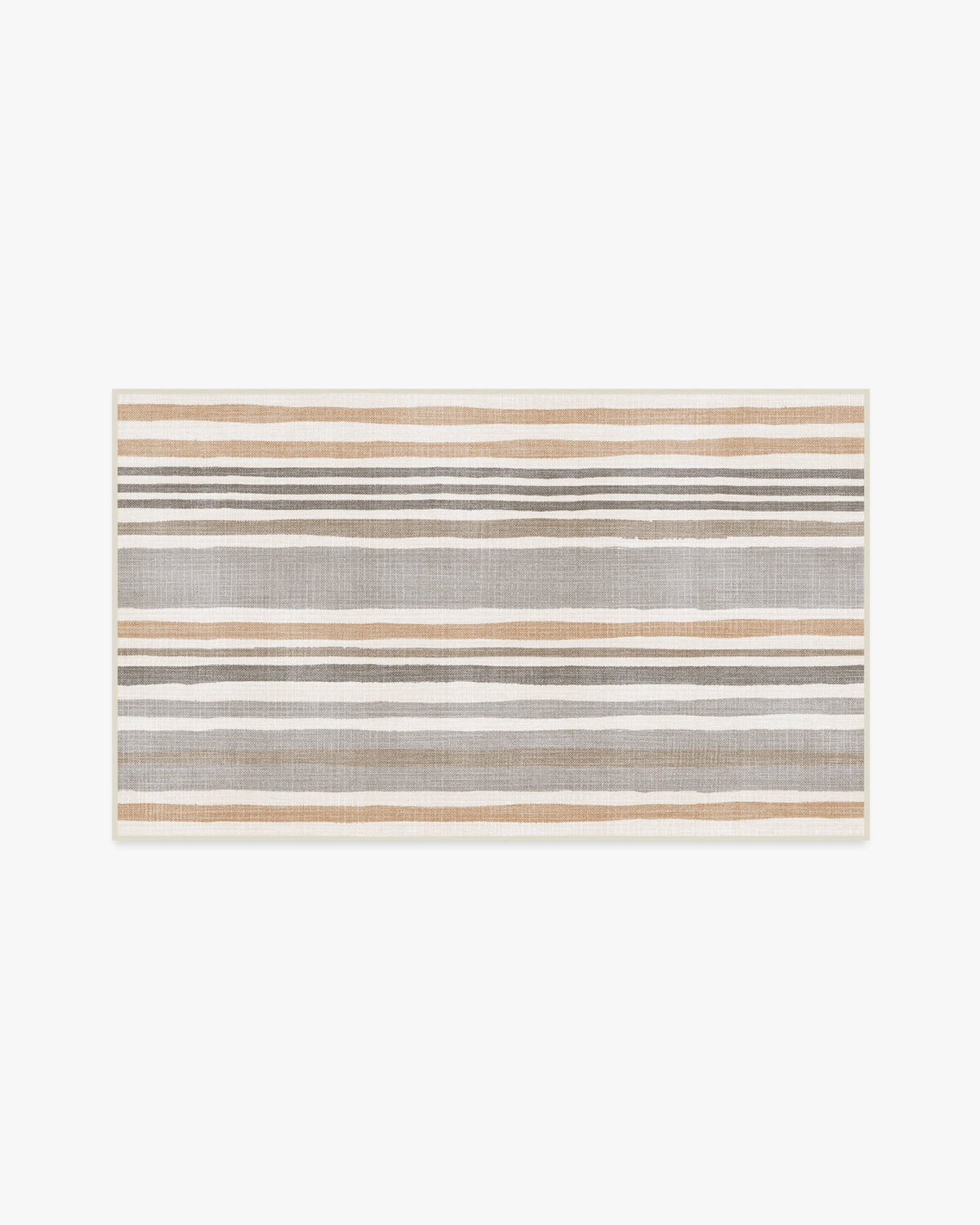 Elio Stripe — Halı, Gri Fildişi, AREA, beyaz zemin, 3x5