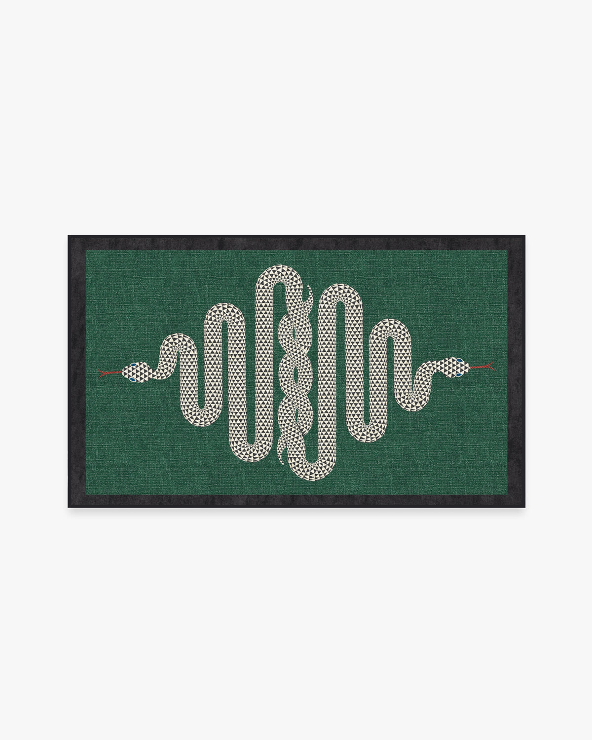 Venom — Halı, Emerald, AREA, beyaz zemin, 3x5
