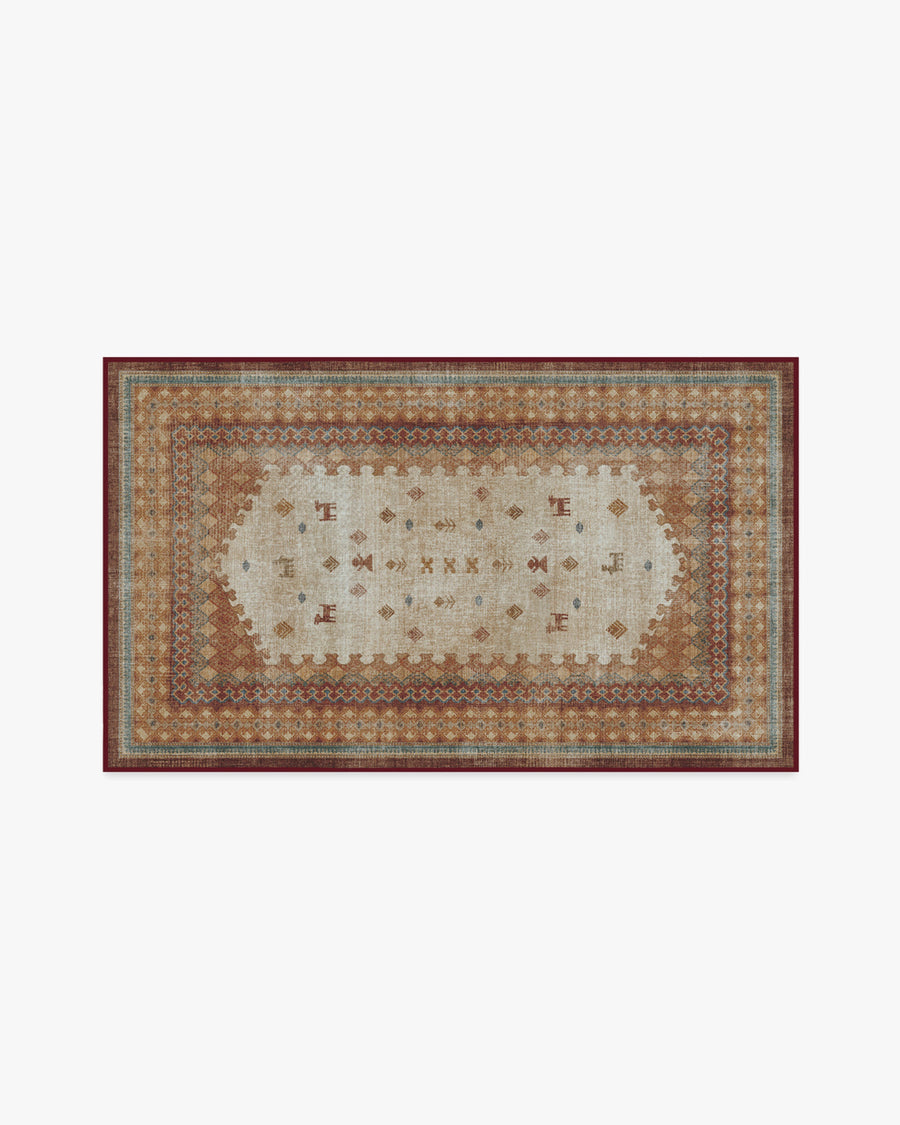 Mitra — Halı, Çok Renkli, AREA, beyaz zemin, 3x5