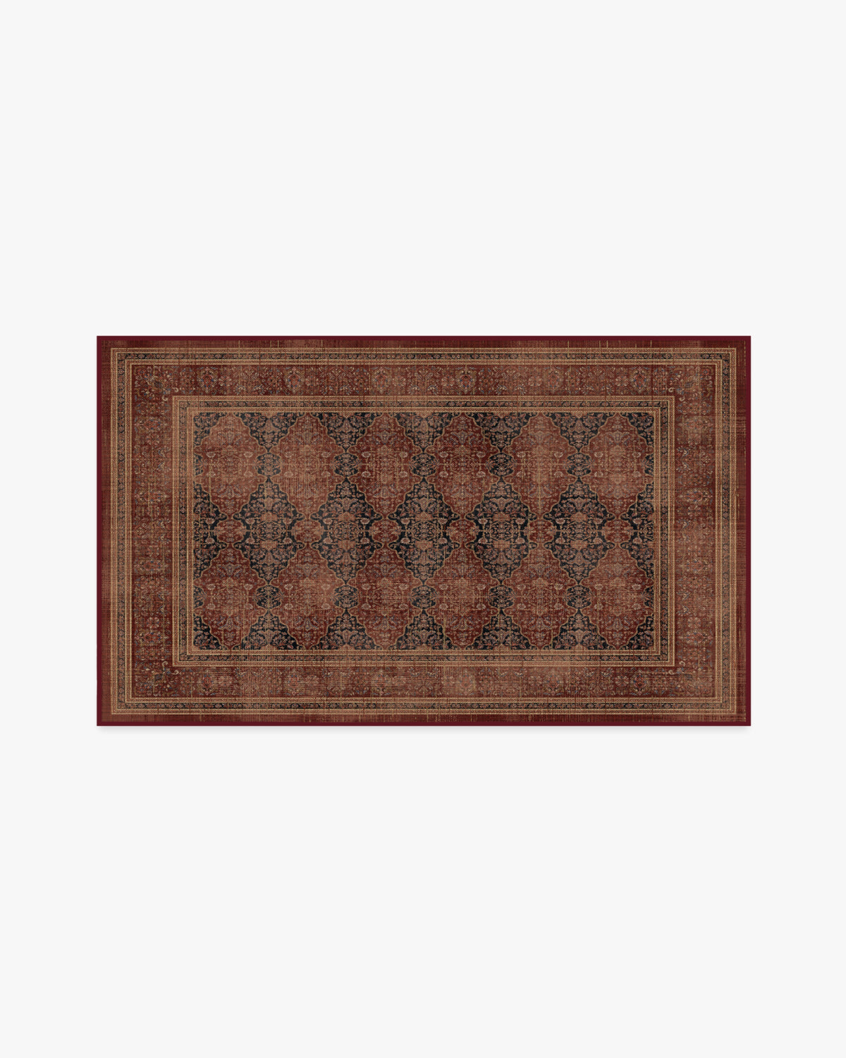 Vesper — Halı, Kehribar Kırmızı, AREA, beyaz zemin, 3x5