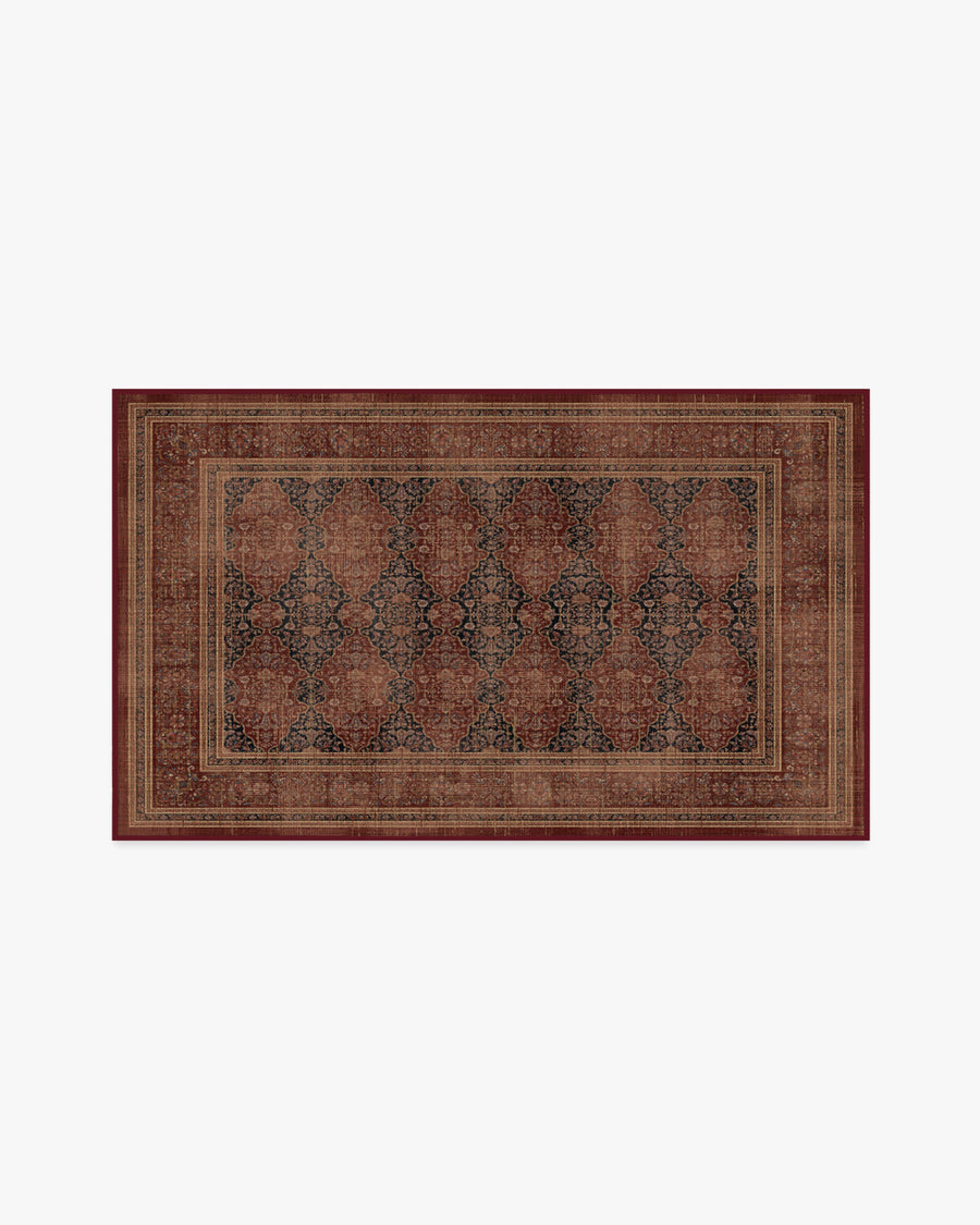 Vesper — Halı, Kehribar Kırmızı, AREA, beyaz zemin, 3x5