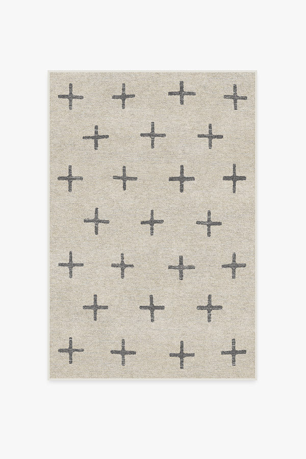 Crosby Birch — Halı, Antrasit, AREA, beyaz zemin, 4x6