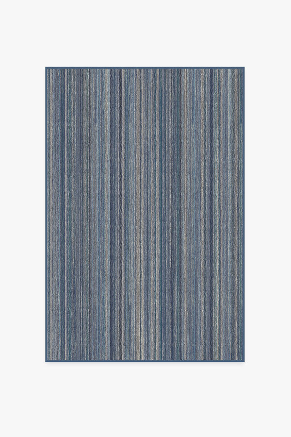 Multi Stripe — Halı, Mavi, AREA, beyaz zemin, 4x6