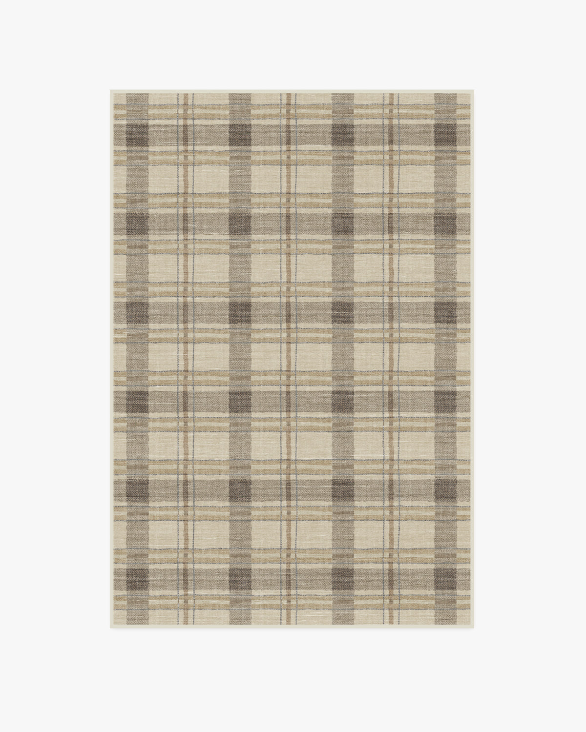 Piper Plaid — Halı, Nötr, AREA, beyaz zemin, 4x6