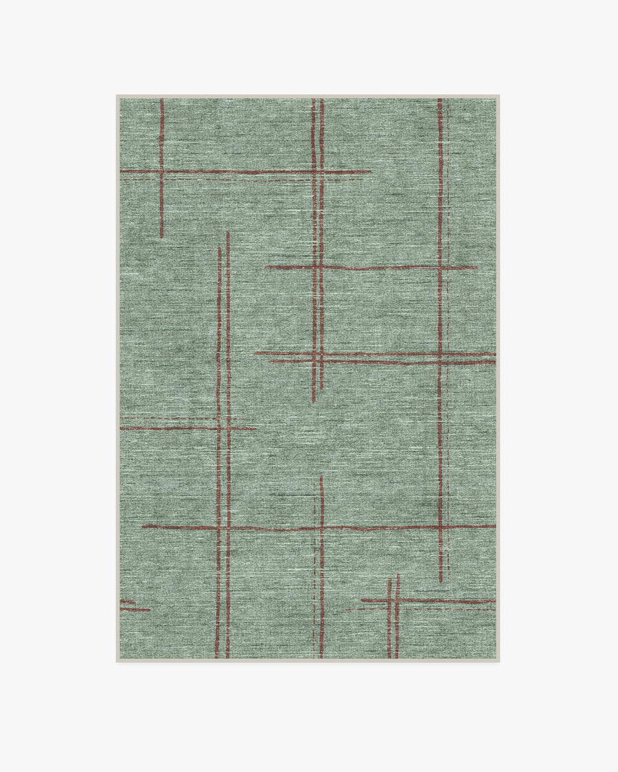 Stellan — Halı, Adaçayı, AREA, beyaz zemin, 4x6