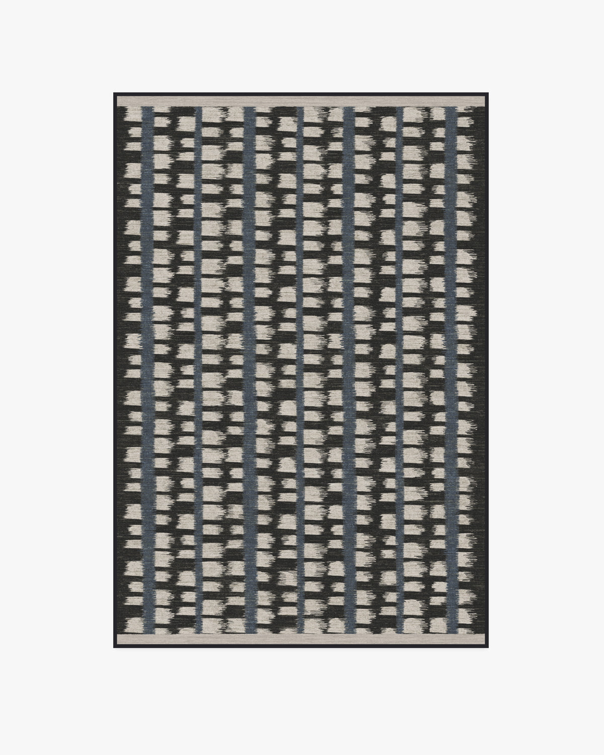 Berlin — Halı, Antrasit Kum, AREA, beyaz zemin, 4x6