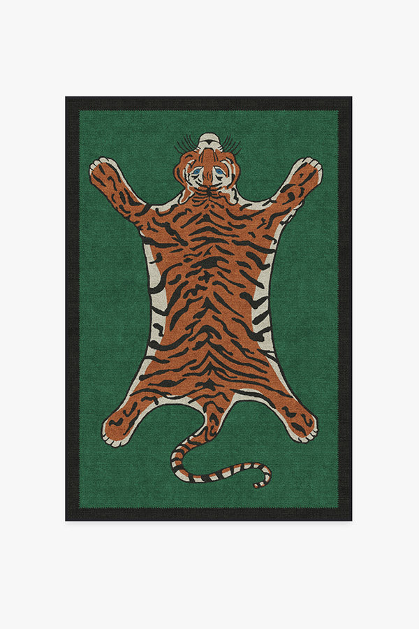 Tiger — Halı, Emerald, AREA, beyaz zemin, 4x6