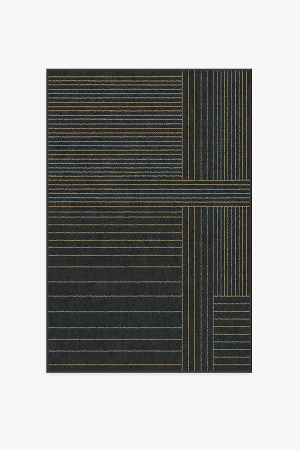 Bowie — Halı, Antrasit, AREA, beyaz zemin, 4x6
