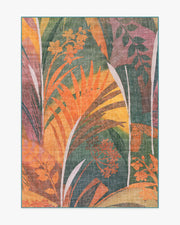 Palmera — Halı, Çok Renkli, AREA, beyaz zemin, 5x7