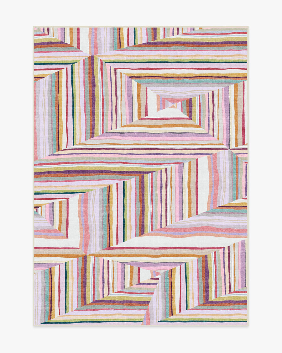 Riviera — Halı, Çok Renkli, AREA, beyaz zemin, 5x7