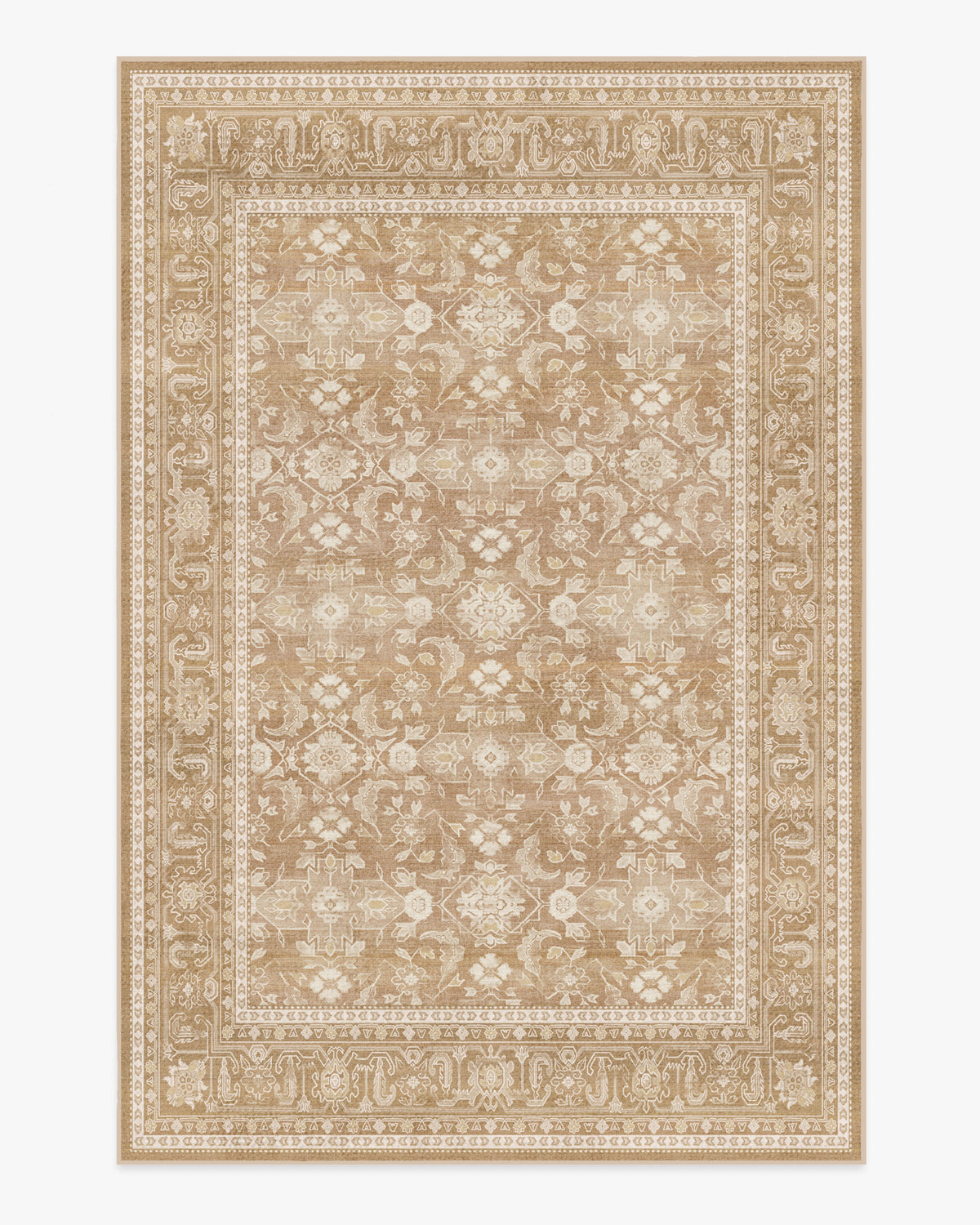 Ophelia — Halı, Doğal, AREA, beyaz zemin, 6x9