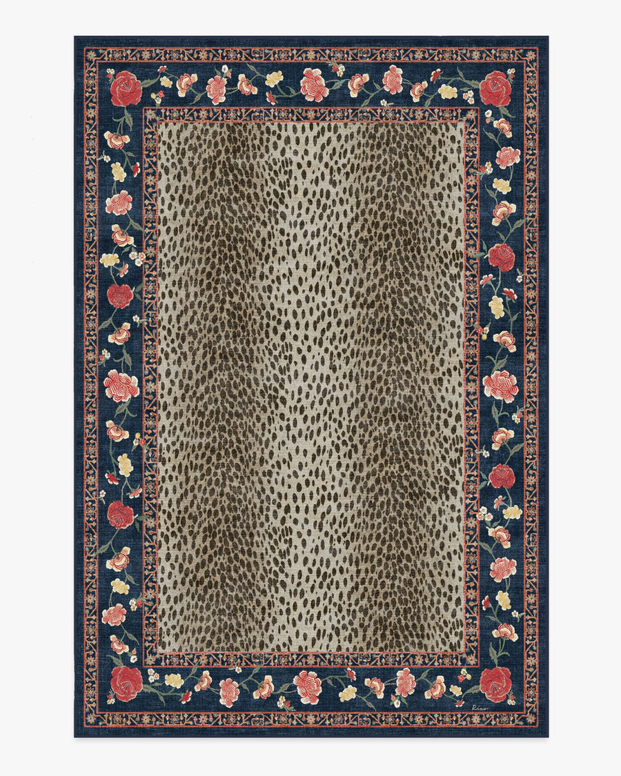 Kensington — Halı, Safir Kahverengi, AREA, beyaz zemin, 6x9