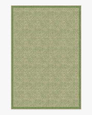 Cheeky Cheetah — Halı, Yeşil, AREA, beyaz zemin, 6x9