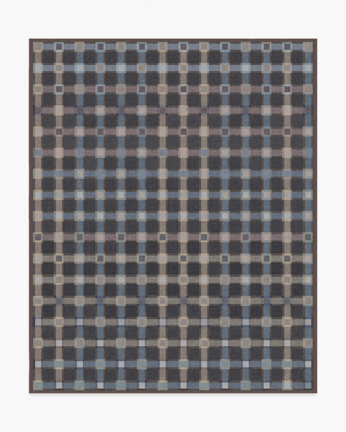 Maja — Halı, Antrasit Çok Renkli, AREA, beyaz zemin, 8x10
