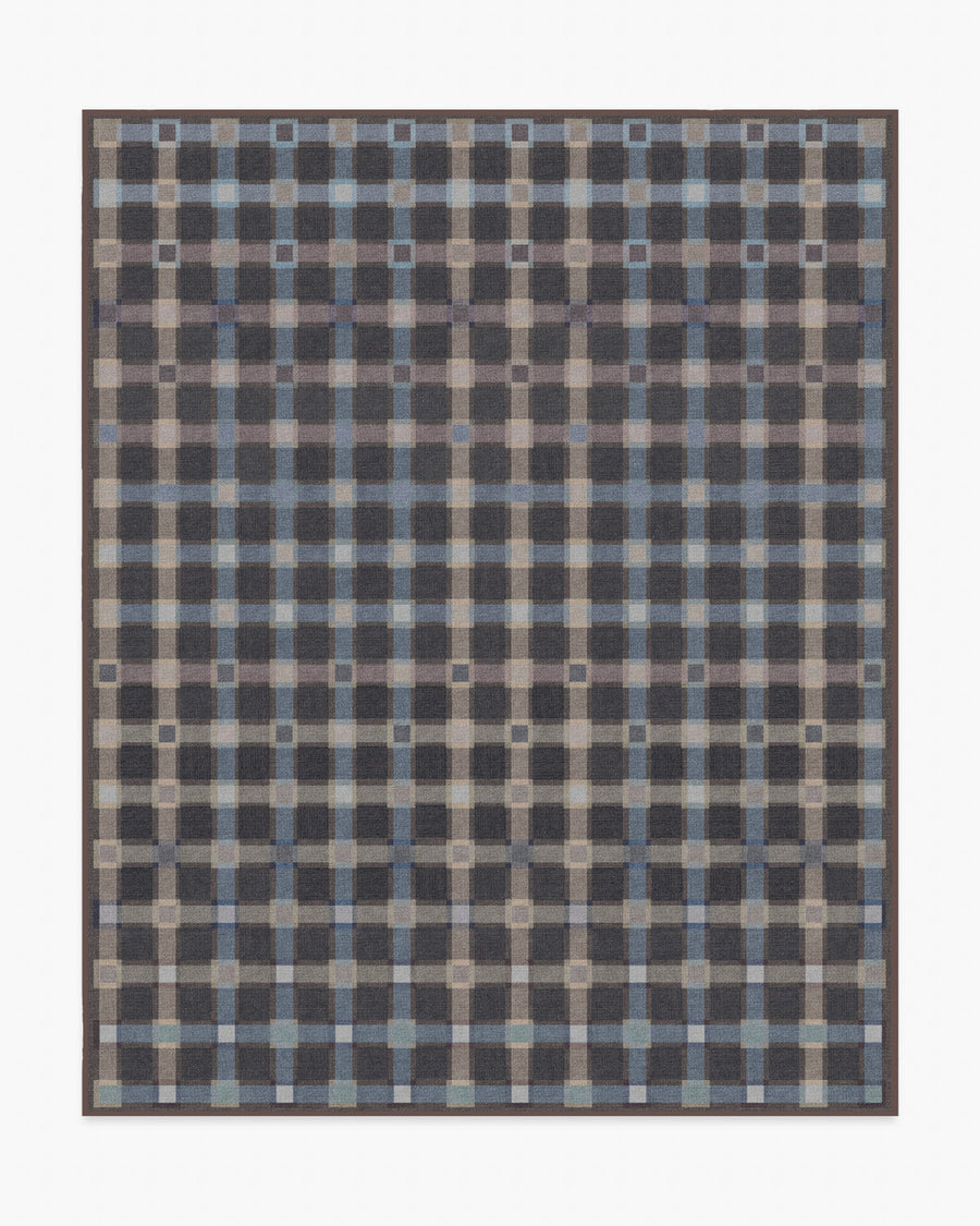 Maja — Halı, Antrasit Çok Renkli, AREA, beyaz zemin, 8x10