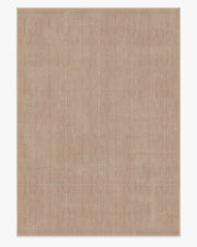 Diana Trellis — Halı, Gül Altın, AREA, beyaz zemin, 10x14