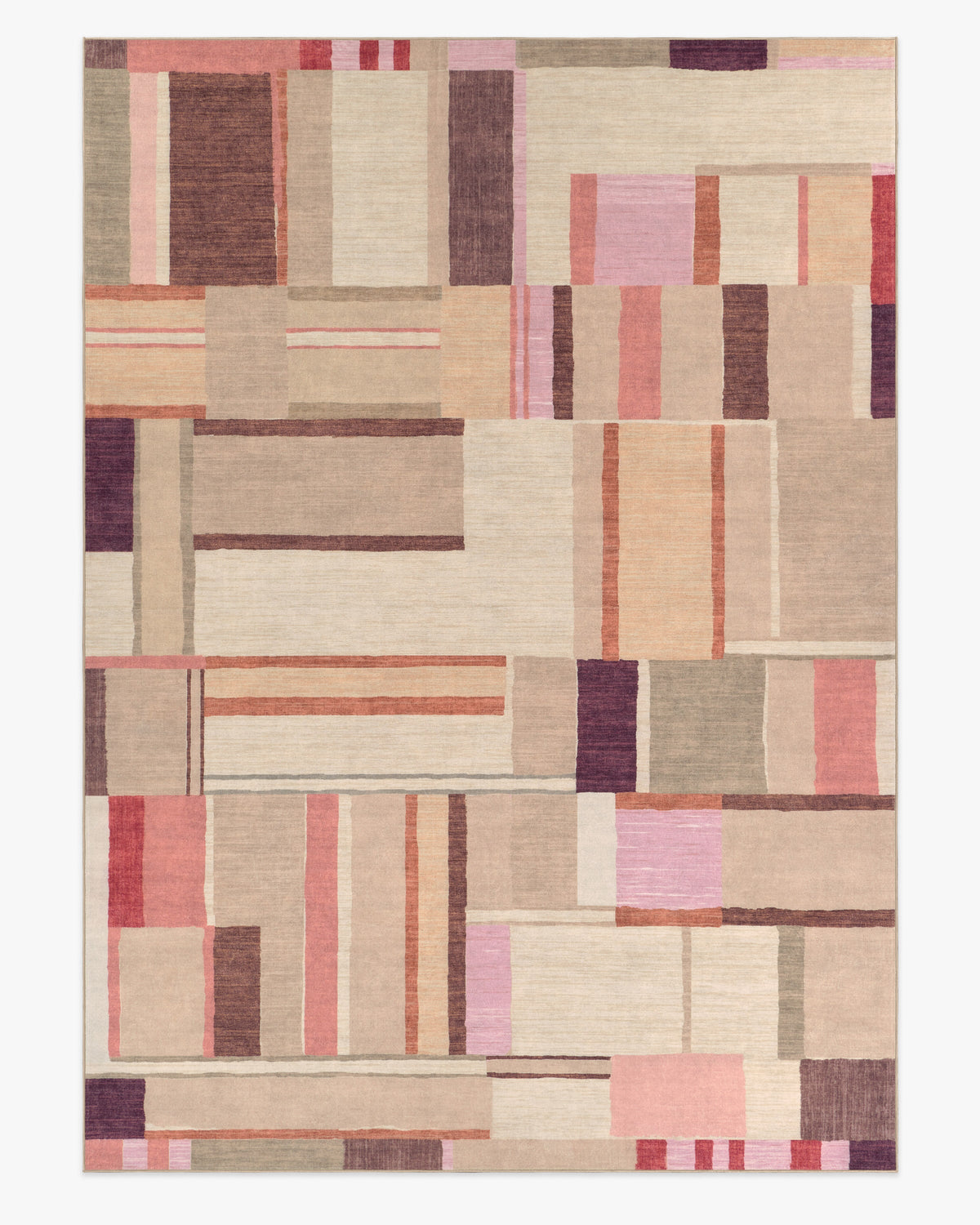 Winona — Halı, Krem Çok Renkli, AREA, beyaz zemin, 10x14