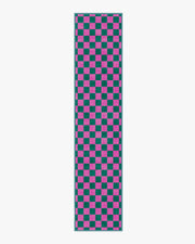 Nonnas Checkerboard — Halı, Yeşil Lavanta, RUNNER, beyaz zemin, 2x12