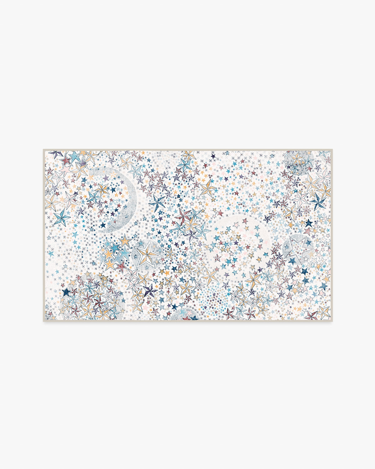 Adelajda Confetti — Halı, Mavi, AREA, beyaz zemin, 3x5