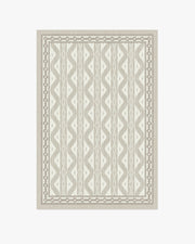 Ava Ikat — Halı, Bej, AREA, beyaz zemin, 4x6