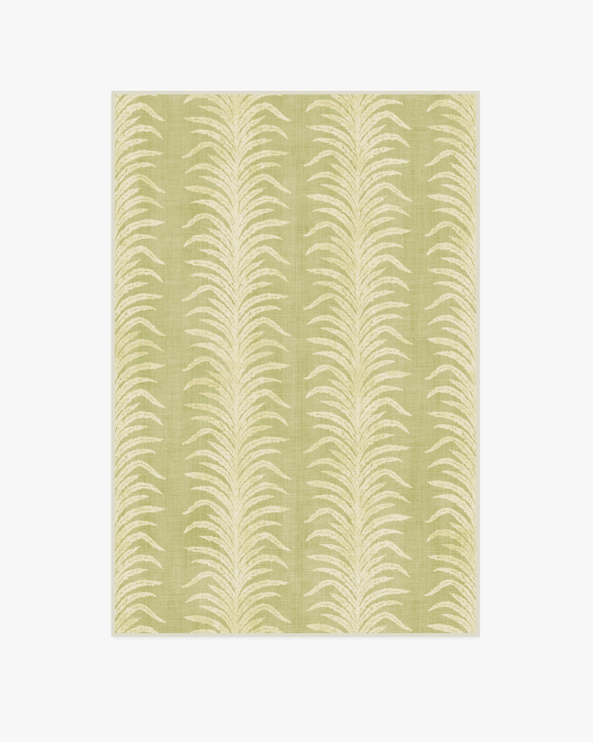 Tree Fern Matcha — Halı, Yeşil, AREA, beyaz zemin, 4x6