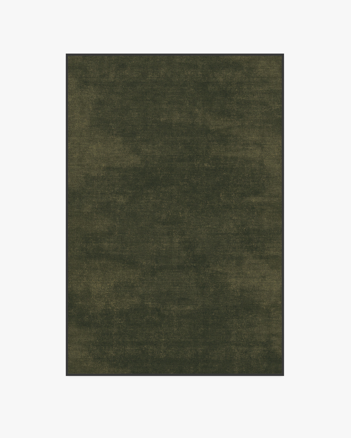Nico Solid — Halı, Zeytin, AREA, beyaz zemin, 4x6