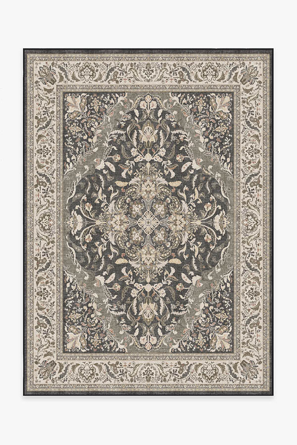 Allura — Halı, Koyu Ahşap, AREA, beyaz zemin, 5x7