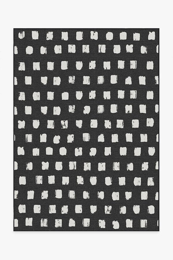 Cobblestone — Halı, Siyah, AREA, beyaz zemin, 5x7