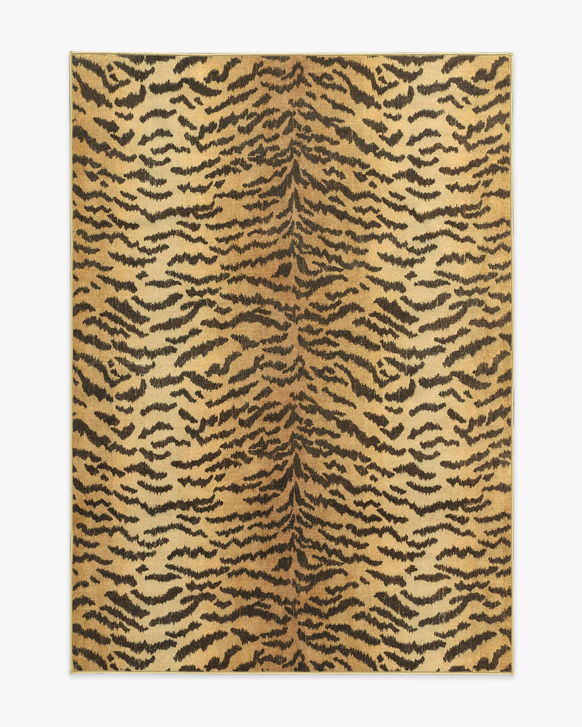 Tigre — Halı, Altın, AREA, beyaz zemin, 5x7