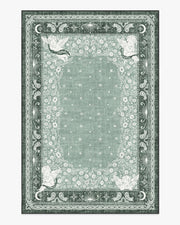 Humbertos Bandana — Halı, Yeşil, AREA, beyaz zemin, 6x9