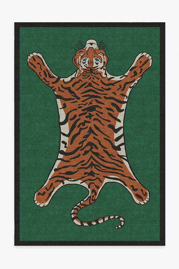 Tiger — Halı, Emerald, AREA, beyaz zemin, 6x9