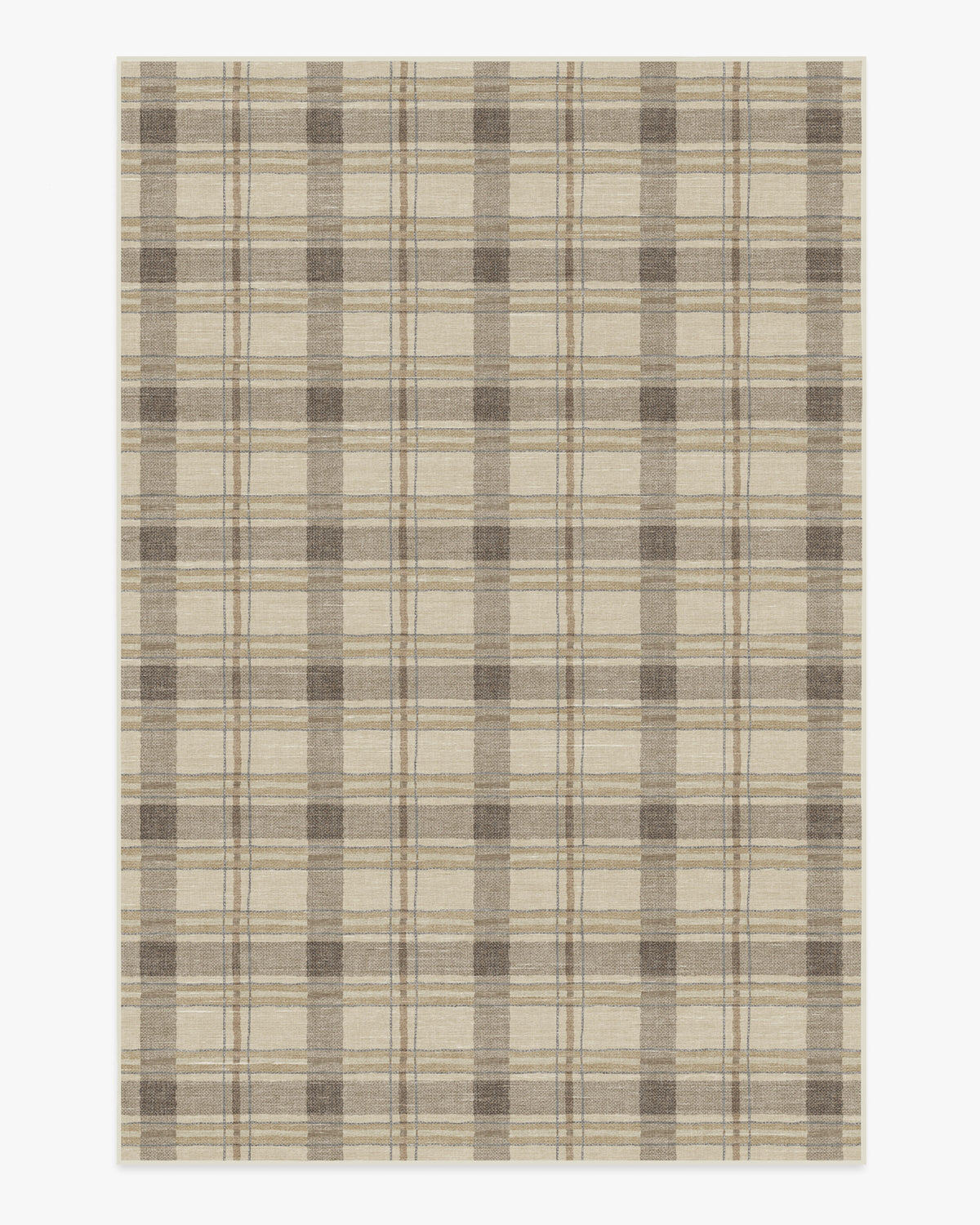 Piper Plaid — Halı, Nötr, AREA, beyaz zemin, 6x9