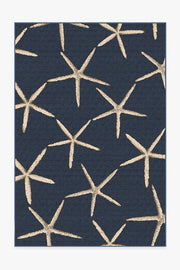 Starfish — Halı, Lacivert, AREA, beyaz zemin, 6x9