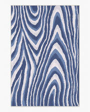 Chifa — Halı, Wood Mavi Krem, AREA, beyaz zemin, 6x9