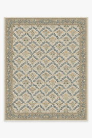 Morris And Co Bellflowers — Halı, Fildişi Altın, AREA, beyaz zemin, 8x10
