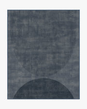 Eclipse — Halı, Lacivert, AREA, beyaz zemin, 8x10