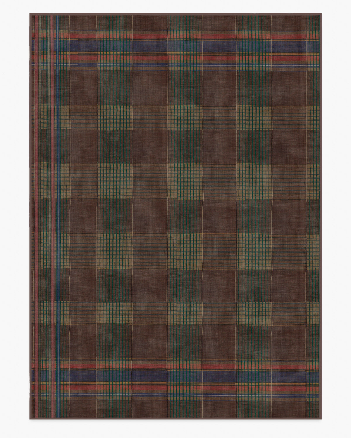 Emerson — Halı, Kahverengi Çok Renkli, AREA, beyaz zemin, 10x14