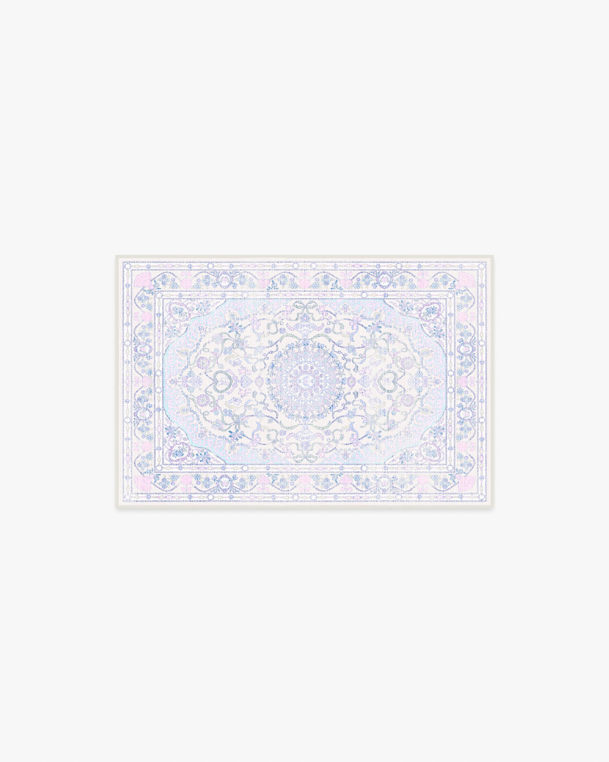 Mazzy Ornamental — Halı, Çok Renkli, AREA, beyaz zemin, 2x3