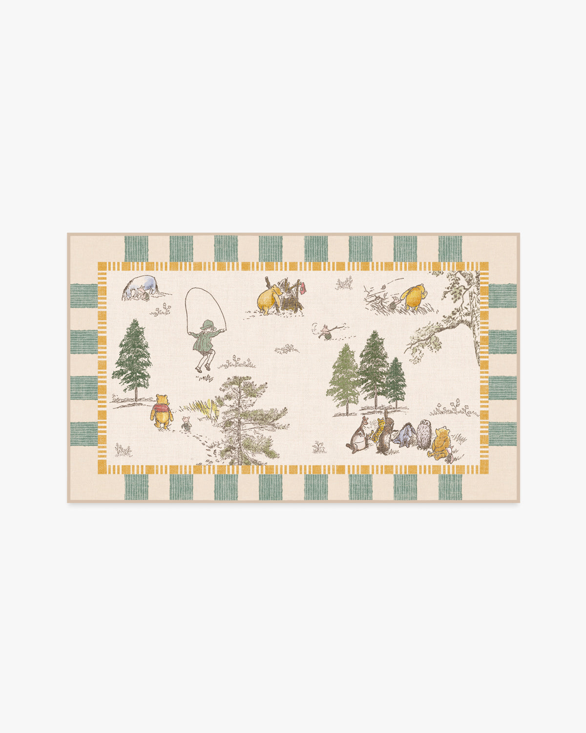 Storybook Grove — Halı, Çok Renkli, AREA, beyaz zemin, 3x5